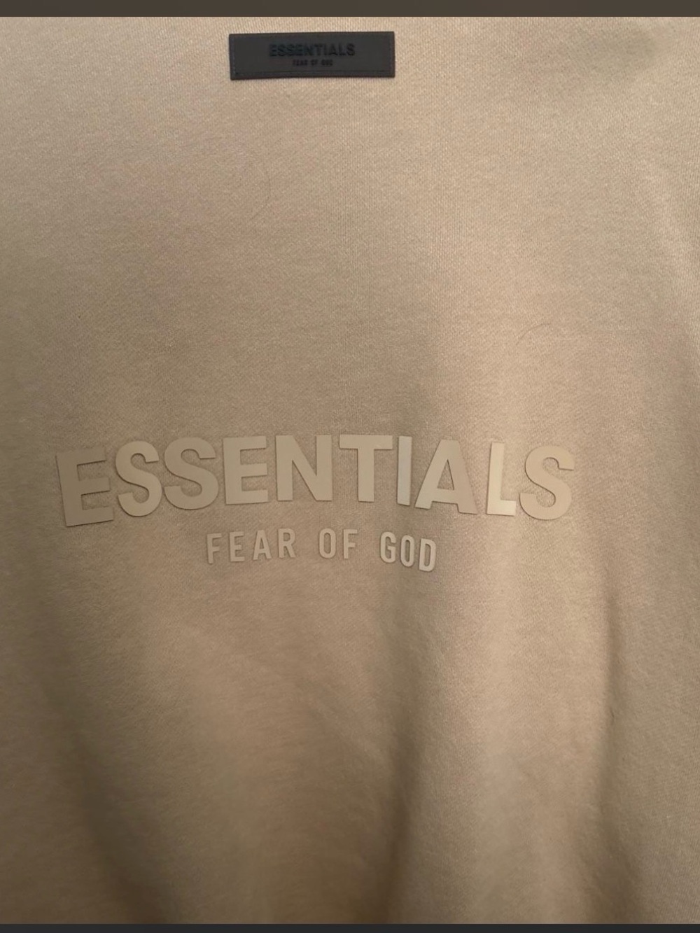 Fear of God Essentials Crewneck Sweatshirt - Sand/Beige